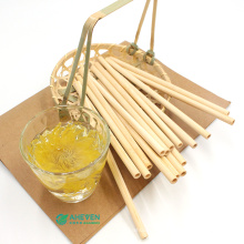 100%  Biodegradable Long Bamboo Drinking Straw For Drinking Tea
